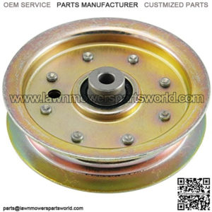 Flat Idler Pulley for Riding Mowers, Replaces 539976688 and 01004101