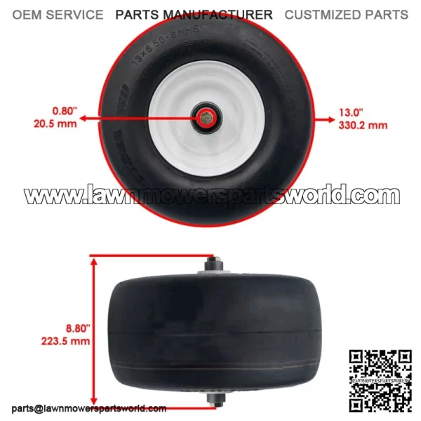 606744 607317 604717 Wheel Tire Assembly For Hustler Diesel Z Super Z Raptor SD - Image 2