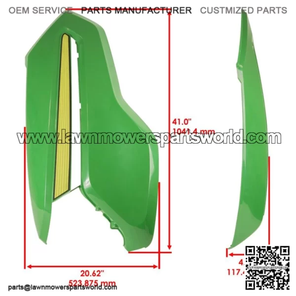 AUC13490 AUC13489 Hood Panel For John Deere X300 X300R X304 X305R X310 X320 X324 - Image 2