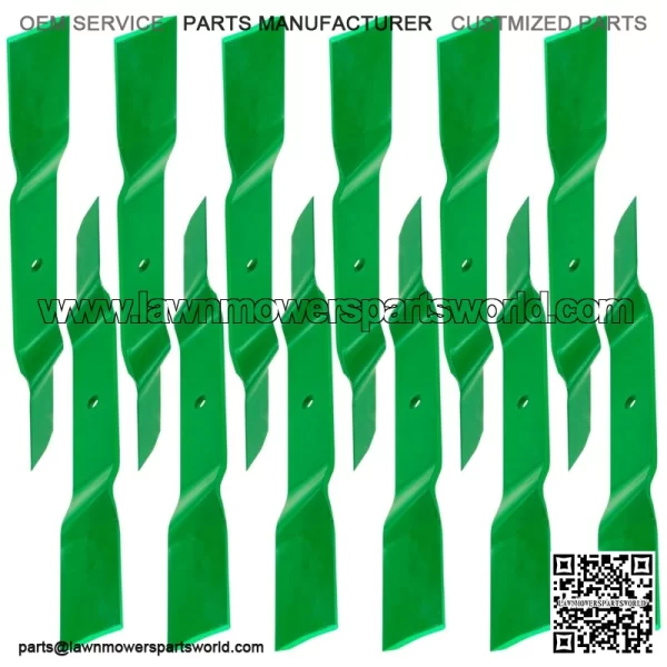 502320 60" Deck Standard Blades for King Kutter RFM-60 RFM60 5' FM Finish Mowers - Image 3