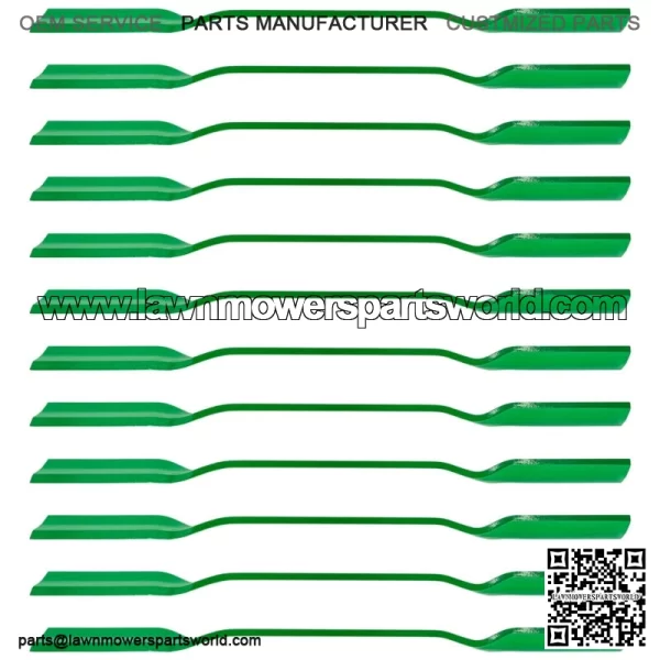 502320 60" Deck Standard Blades for King Kutter RFM-60 RFM60 5' FM Finish Mowers - Image 4