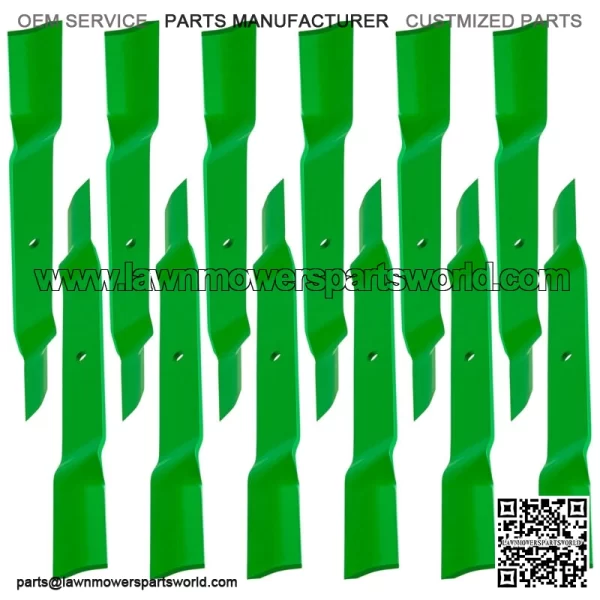 72" Deck Blades for King Kutter RFM-72 RSFM-72 RFM72 RSFM72 Finish Mower - Image 3