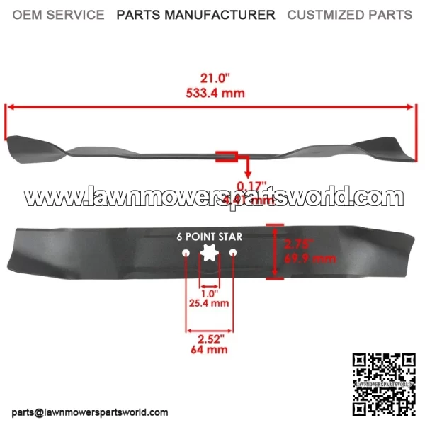 42" Deck Blade For MTD T107 T110 T110K T130 T210 Z510 CLT42G M 175-42 M 135-38 - Image 2