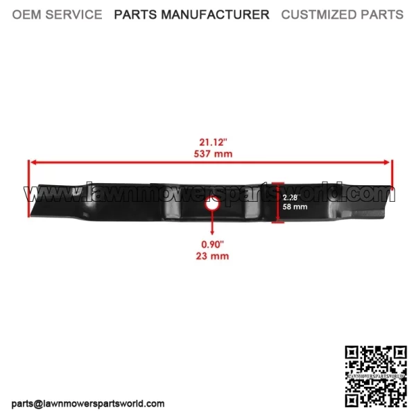 095100E701 95100E701MA 95100E701 95100 42" Deck Blade For Murray - Image 2
