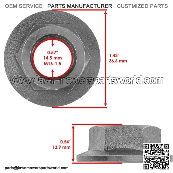 112-0315 1120315 42" Deck Blades w/ Nuts for Toro LX420 LX423 LX425 LX426 LX427 - Image 3