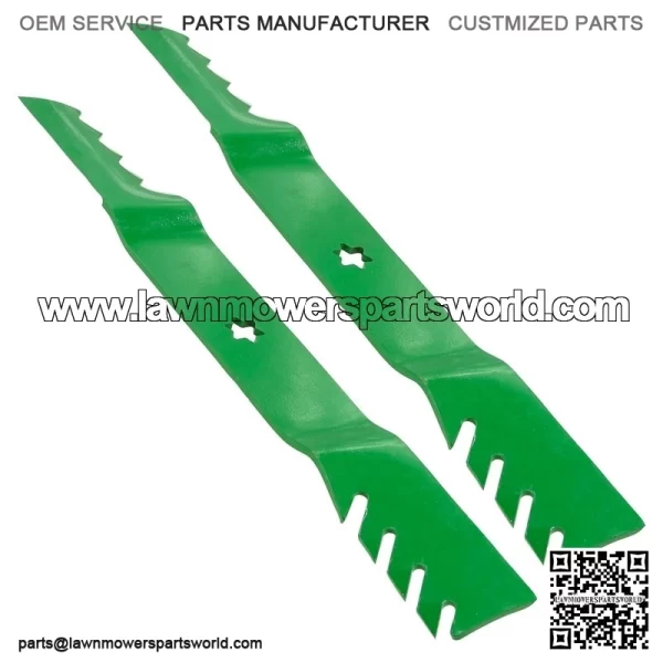 42" Deck Toothed Blades for White Outdoor LT542 P61 P616 V60 V61 ZT42 RZT42 - Image 3