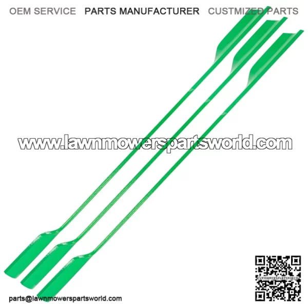 60" Deck Medium-Lift Blades for Dixie Chopper Classic 2550 2750 / 30227-60H - Image 5
