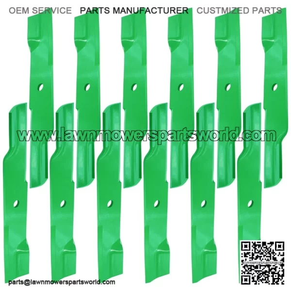 784256X 784256 50-4209 Deck Blade for Hustler Super Mini Z / FasTrak Low-Lift - Image 3