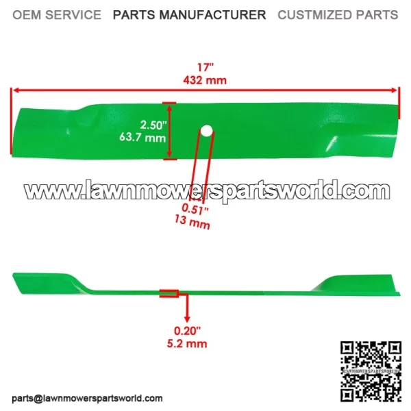 301068 48" Deck Blade For Dixie Chopper Zee 2 2013-18 / Zee 2 Rev1 2016 - Image 2