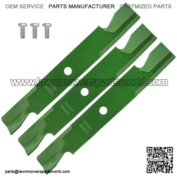 52" Deck Blades & Bolt for Snapper SPX2346 RZT2552 ZT2752 YT2652 LT9500 Series - Image 5