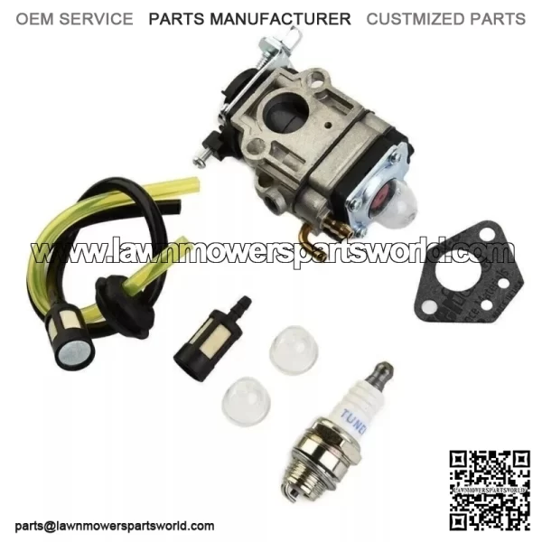 Carburetor Kit For 43cc 52cc 49cc Brushcutter Strimmer Cutter Chainsaw Carb - Image 3