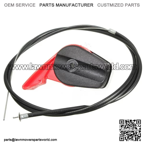 Throttle Control Switch Lever Cable For Petrol MASPORT ROVER Lawnmowers Engine - Image 2