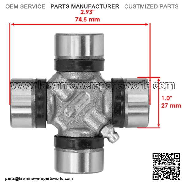 Drive Shaft U Joint For Bush Hog MTH-720 RB60R RB60S RZ 160 RZ 60 TD-1500 - Image 2