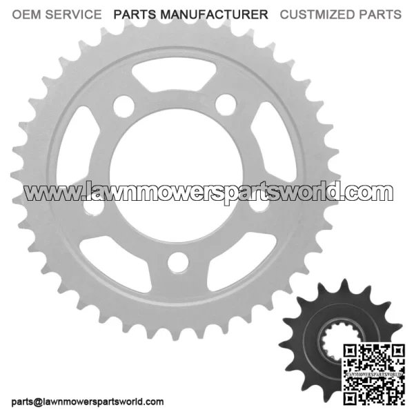 Front Rear Drive Chain Sprocket for Husaberg FC501 FC600 FE350 FE350E 1996 - Image 5