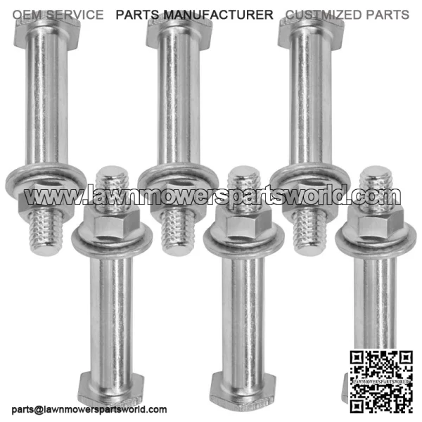 2108765SM 2108765 Deck Wheel Bolt for Briggs & Stratton Ferris Murray / 714760SM - Image 3