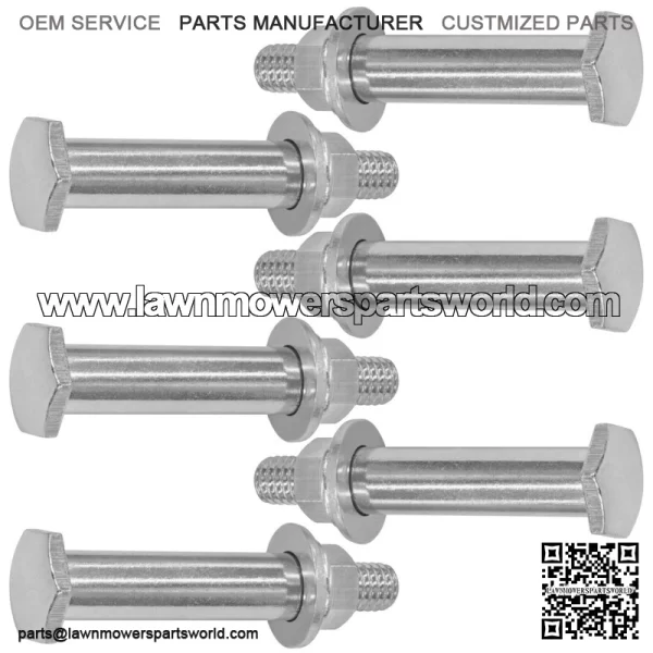 2108765SM 2108765 Deck Wheel Bolt for Briggs & Stratton Ferris Murray / 714760SM - Image 4