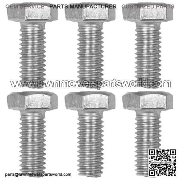 1920676SM 1656916SM Deck Spindle Blade Hex Bolts Screw & Washers for 7/16-14 X 1 - Image 4