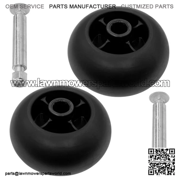 54" Deck Anti Scalp Wheel For Hustler Super Z / X-One - Image 3