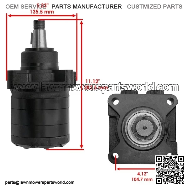103-6988 1-523328 TF0240US081AADD Hydraulic Wheel Motor for Toro Exmark - Image 2