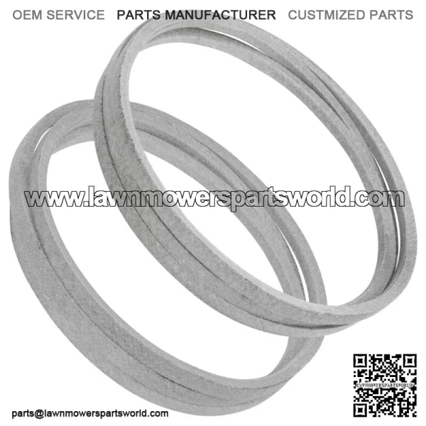 42" Deck Belts for Cub Cadet GT2542 LT2042 LT2180 Tractor 954-04041 & 954-3073 - Image 2