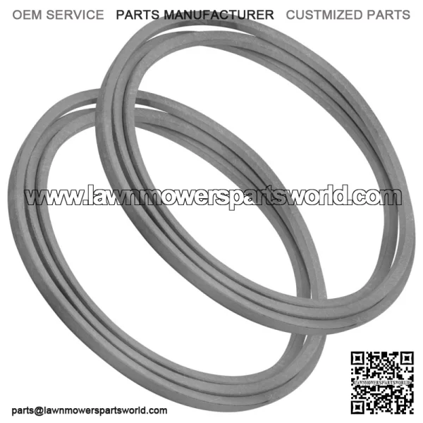 1-633127-SL 1-633127 633127 Deck Belt For Exmark FR524 FR604 FR724 Lazer Z AS XS - Image 2