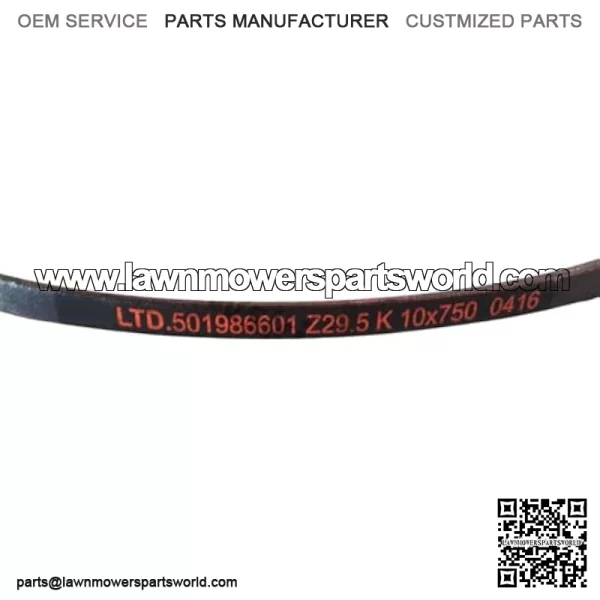 Husqvarna Lawn Mower Drive Belt LC48 LB48V LC348 V 501986601 ORIGINAL - Image 2