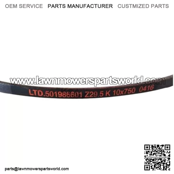 Husqvarna Lawn Mower Drive Belt LC48 LB48V LC348 V 501986601 ORIGINAL - Image 3