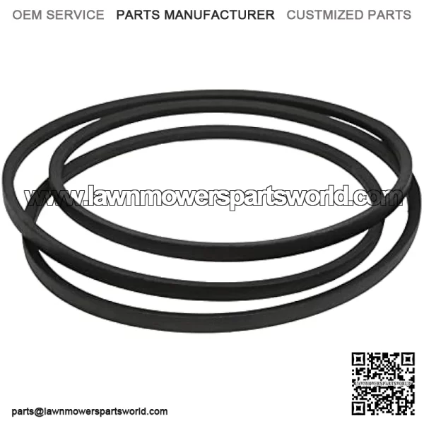 Lawn Mower Belt, 532197253 101inx1/2in/254cmx1.27cm Rubber Replacement Belt Part for Husqvarna - Image 2