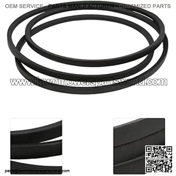 Lawn Mower Belt, 532197253 101inx1/2in/254cmx1.27cm Rubber Replacement Belt Part for Husqvarna - Image 4