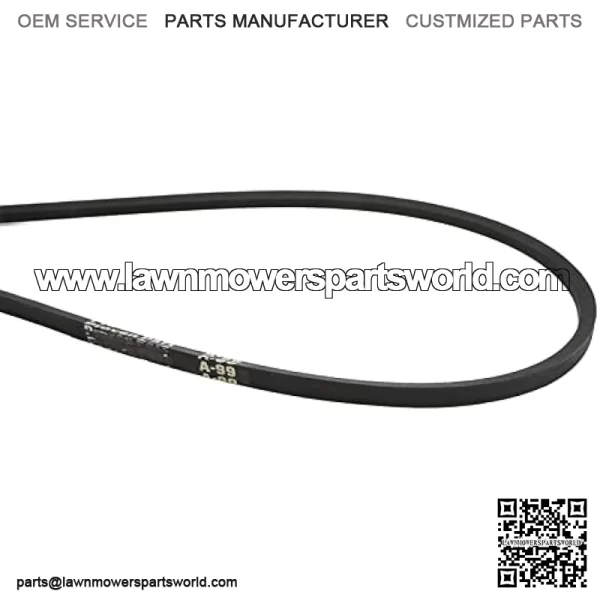 Lawn Mower Belt, 532197253 101inx1/2in/254cmx1.27cm Rubber Replacement Belt Part for Husqvarna - Image 5