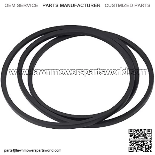 Compatible with 125907X 532125907 Deck Belt For Husqvarna Craftsman AYP Poulan LT1000 YT3000 105732X 120302X 193214 532193214 Toro 112-5834 1/2X9 00 inch Belt Belt Belt - Image 3