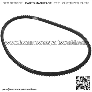 1 x rubber drive belt for lawn mower, inner circumference 749 mm, width 10 mm, thickness 8 mm, compatible with Hyundai HYM510SPE-E12 M510SPE HYM510SPE lawn mower