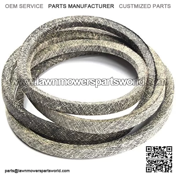 Mower Belt Compatible with JOHN DEERE MOWER DECK BELT M154621- fits X300 X304 X310 EZTRAK Z245 (1/2 inch x 146 inch) (A144) made of Kevlar - Image 2