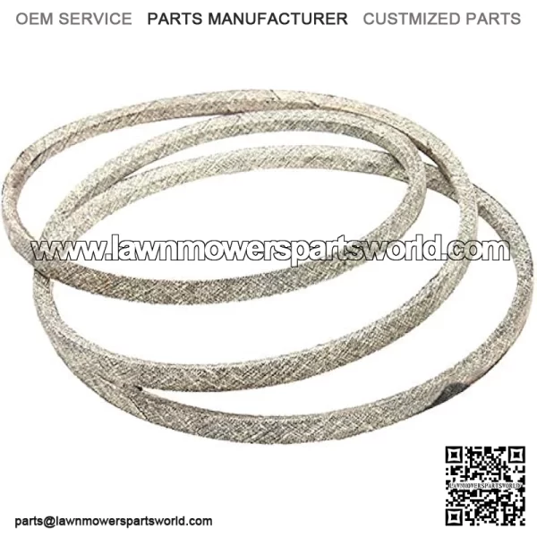 Mower Belt Compatible with JOHN DEERE MOWER DECK BELT M154621- fits X300 X304 X310 EZTRAK Z245 (1/2 inch x 146 inch) (A144) made of Kevlar - Image 3