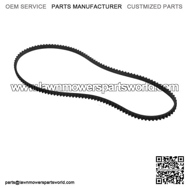 Mower deck belt HTD1040-8M-12 timing belt replacement part 9585-0087-00 compatible with Stiga Park 102M/Villa 102M mower - Image 2