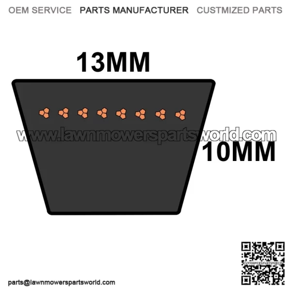 SPA3000 V-belt 13 x 3000mm Vbelt - Image 2