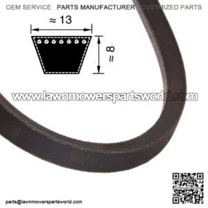 V-Belt for HUSQVARNA CTH135 CTH150 CTH171 CTH180 CTH200 CTH210 PARTNER P145107HRB   P185107HRB   P18H107RB 200107HRB   McCulloch M13592HRB