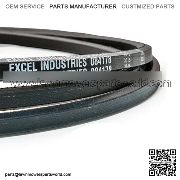 OEM HUSTLER MOWER 084178 SUPER 104 MOWER DECK BELT 157.10" - Image 2