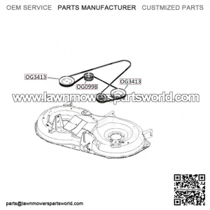 Husqvarna TC242T Blade Drive Belt