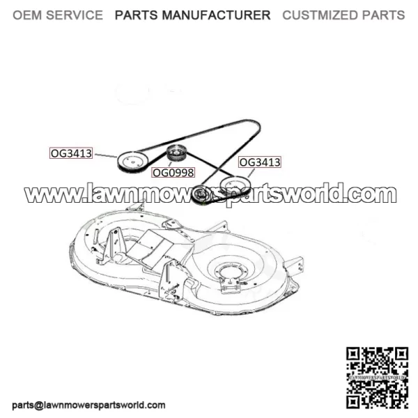Husqvarna TC242T Blade Drive Belt