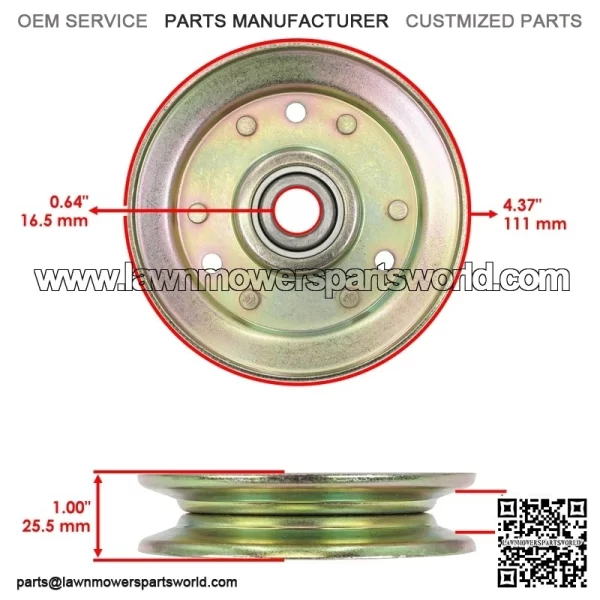 65-5940 64-5940 Deck Idler Pulley For Toro 30144 30148 30152 30162 30575 - Image 2