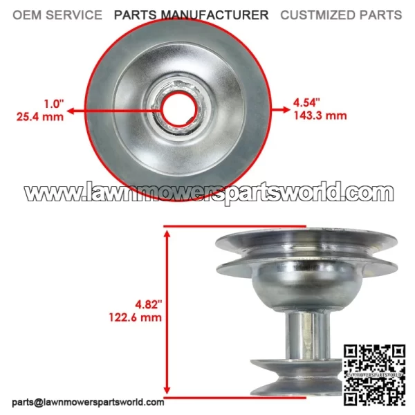 Engine Pulley for MTD 694G 604F 694H 31AE9P3I801 Yard-Man Snow Thrower - Image 2