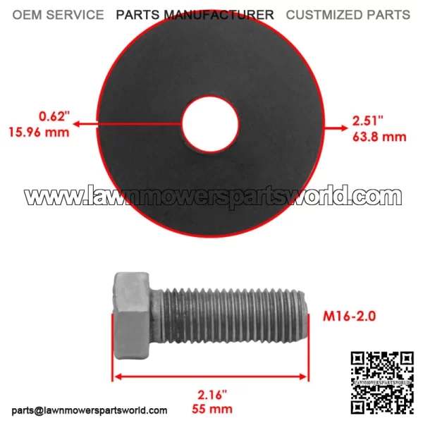 48" Deck Spindle Blade Kit For John Deere Z510 Z710 Z7810 Z820 Z910 Z915 Z920 - Image 5