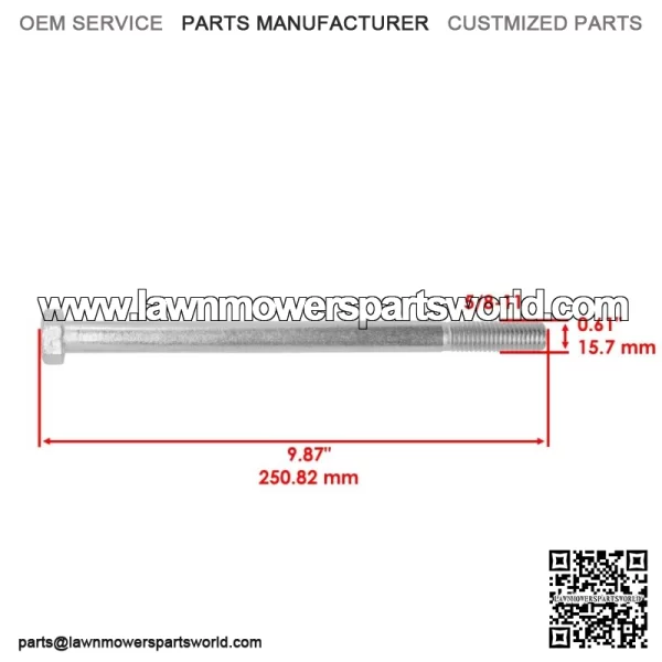 52" Deck Spindles & Blade w/ Bolt kit for Scag SMZ-52 SSZ-18CV SSZ-20CV SSZ-22CV - Image 5