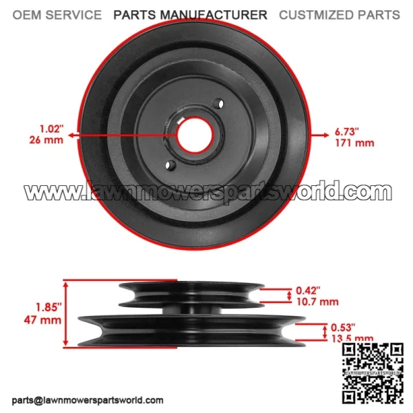 60" Deck Spindle Pulley Blade Belt Kit for Gravely ZT2560 ZT2660 ZT2760 ZT60 HD - Image 4