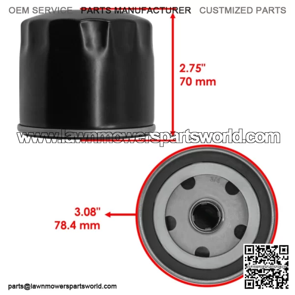 63-5004-00 2805001-S 063500400 Oil Filter For Kohler Bad Boy - Image 2