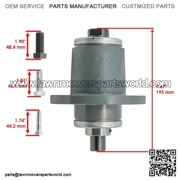 60" 72" Deck Spindle for Bad Boy AOS 2009-2010 / AOS Diesel 2010 037-4000-00 - Image 2