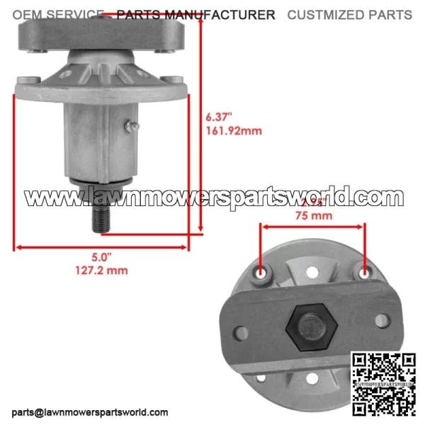 GY20479 48" Deck Spindle For John Deere Sabre 1948GV 1948HV 2148HV - Image 2