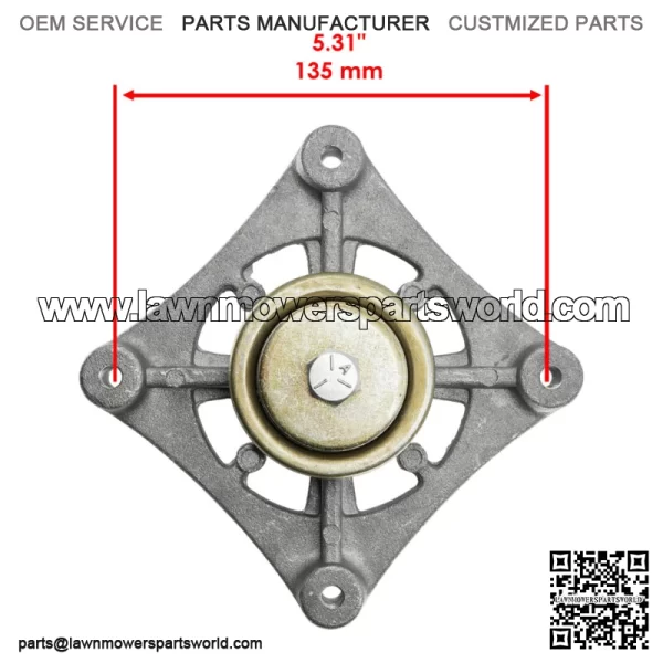 604214 603988 52" Deck Spindle & Pulley For Hustller Raptor Limited Raptor EX - Image 3