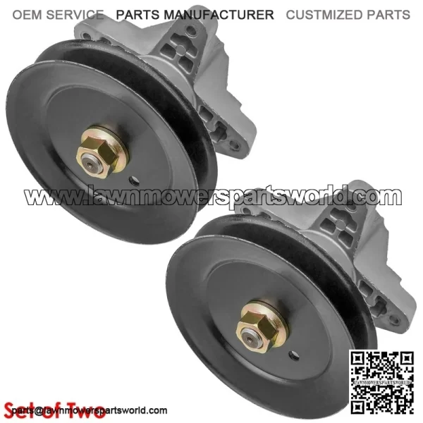 38" Deck Spindle w/ Pulley for White Outdoor LT-1700 13AV77TF090 13WV77TF090 - Image 3